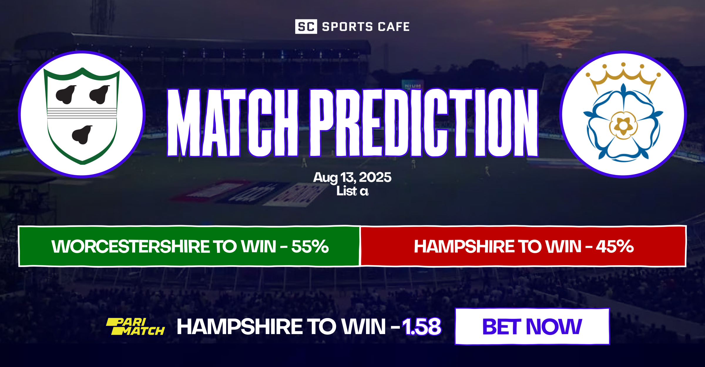 Worcestershire vs Hampshire